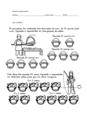 Repartos proporcionales