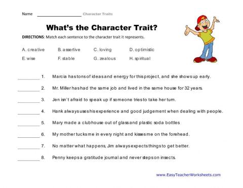 Character Traits 1