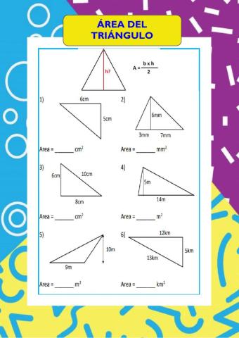 Área del triángulo