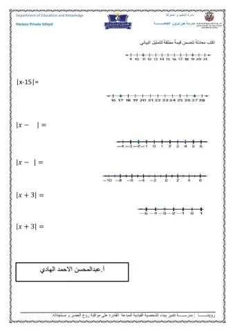المعادلات الخطية
