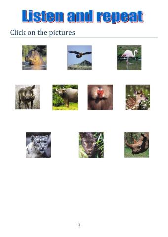 Listen and repeat awesome animals tiger 5 macmillan