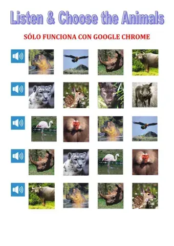 Listen and choose the animals tiger tracks 5 macmillan