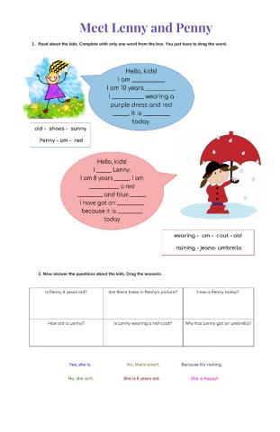 Meet Penny and Lenny