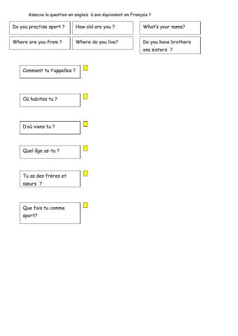 Questions - to get to know someone