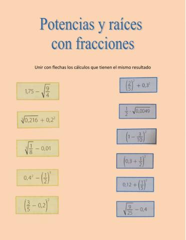 Potencia y radicación