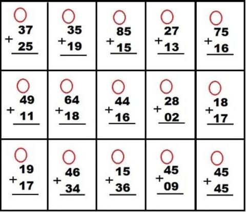 Adição com reserva