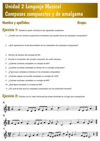 Unidad 2 Compases compuestos y de amalgama