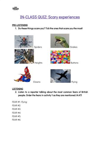 Experiences - Present Perfect