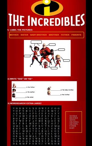 The incredibles, family