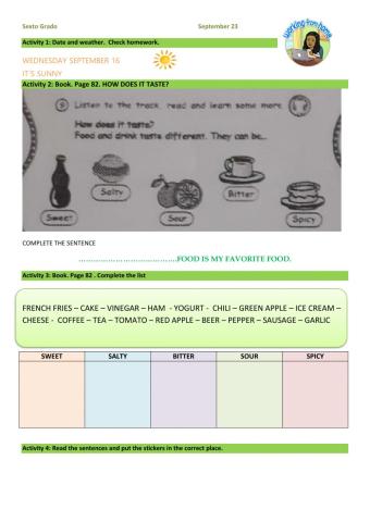 6th grade september 23