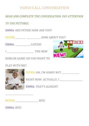 Videocall conversation