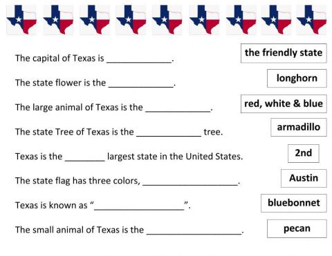 State of Texas - symbols