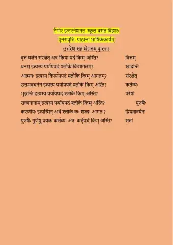 Samskritam IX भाषिककार्यम्