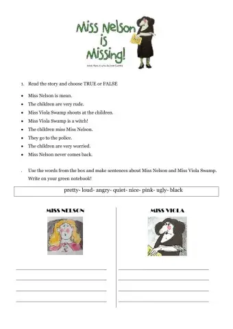 Miss Nelson is Missing