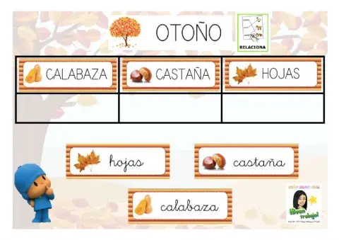 Vocabulario de otoño