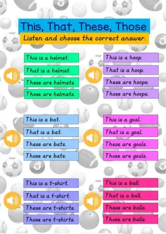 This, That, These, Those