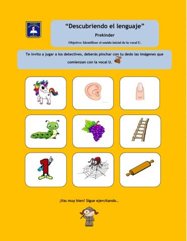 Sonido inicial vocálico