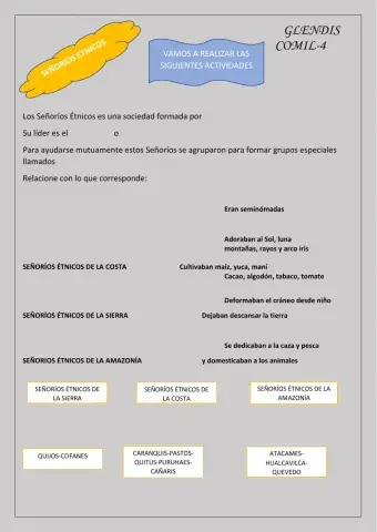 Señorios éticos e imperio inca