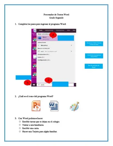 Procesador de Textos Word