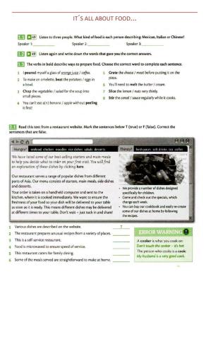 It-all about food...