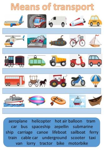 Means of transport