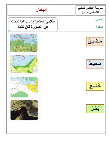 البحار والمحيطات