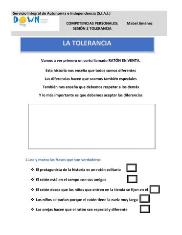 Tolerancia