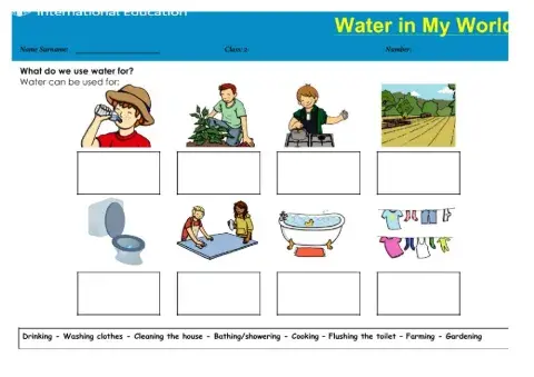 Global Perspectives - The usage of water