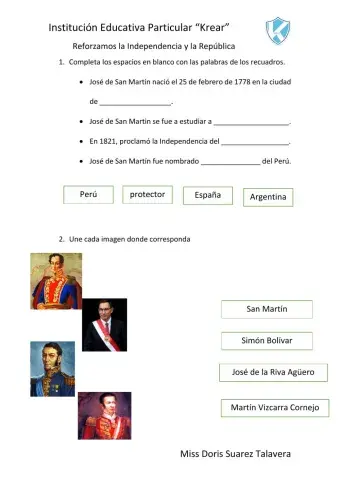 La Independencia y la República