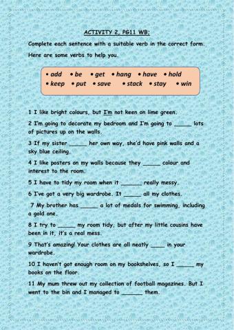 9 Advance L5-6 Fill in the gaps