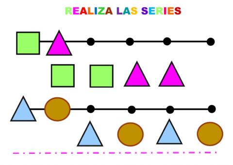Seriación de figuras geométricas