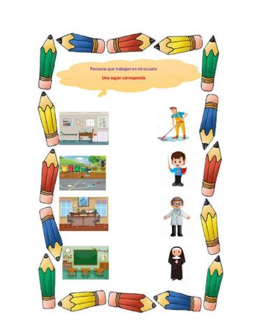 Quienes trabajan en la escuela