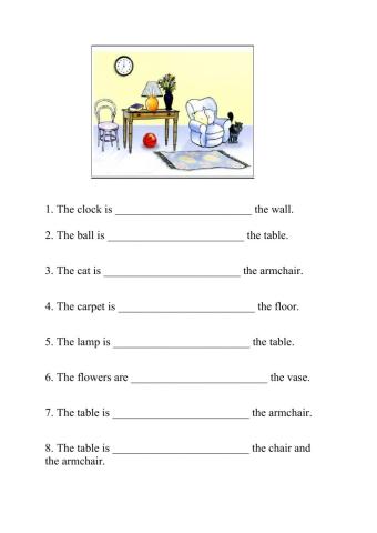 Place prepositions