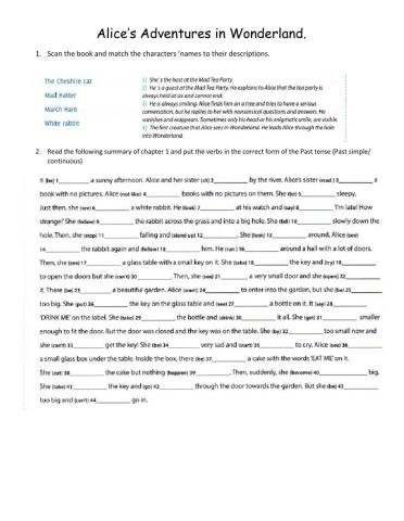 Alice's adventures in wonderland