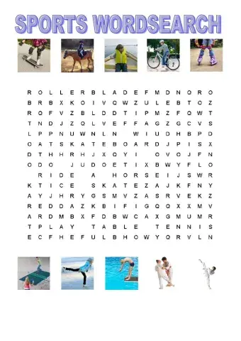 Wordsearch sports tiger team 3 macmillan