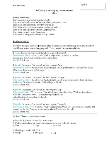 T4:Develping communication skills 1