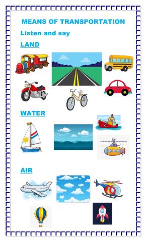 Means of transportation