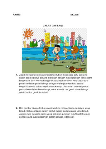 Literasi lari dan jalan