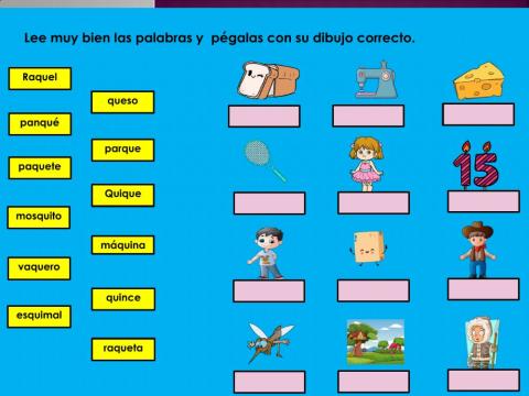 Lectoescritura que-qui