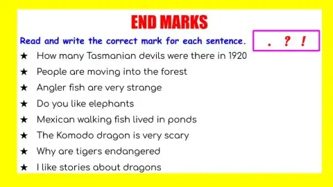 End Marks