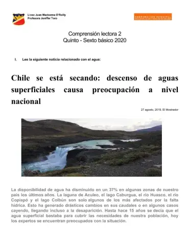 Comprensión 2 - Ciencias