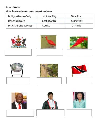 Trinidad & Tobago Emblems etc