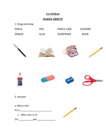 School objects