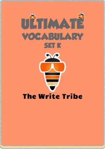 Vocabulary workbook p3-4 Part K