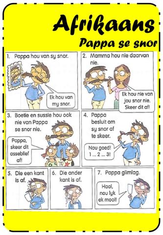 Afrikaans - Pappa se snor C