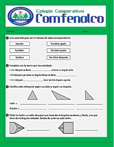 Clasificacion de triangulos