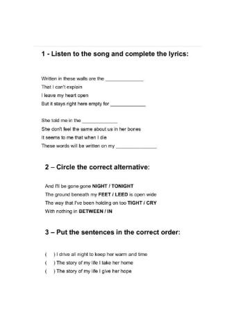 Story Of My Life - One Direction