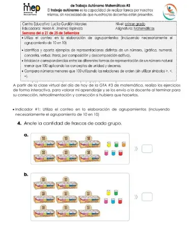 Núemros del 60 al 99