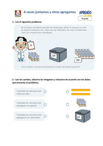 A veces juntamos y otras agregamos