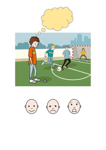 Observa y di cómo se siente